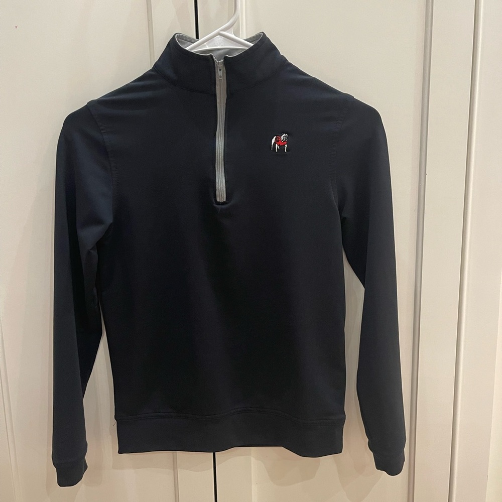 Peter Millar Quarter zip-University of Georgia